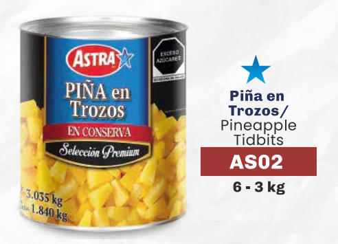 Piña en Trozos